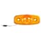 Truck-Lite 26 Series, Dome Lens, Led, Yellow Rectangular, 3 Diode, Marker Clearance Light, P2, 2 Screw 26270Y - alternate 1